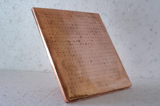 Copper Shower Head - Square Shower Head - NORD BRASS