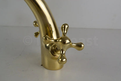 Brass Single Hole Bathroom Faucet - Bath Vanity Faucet - NORD BRASS